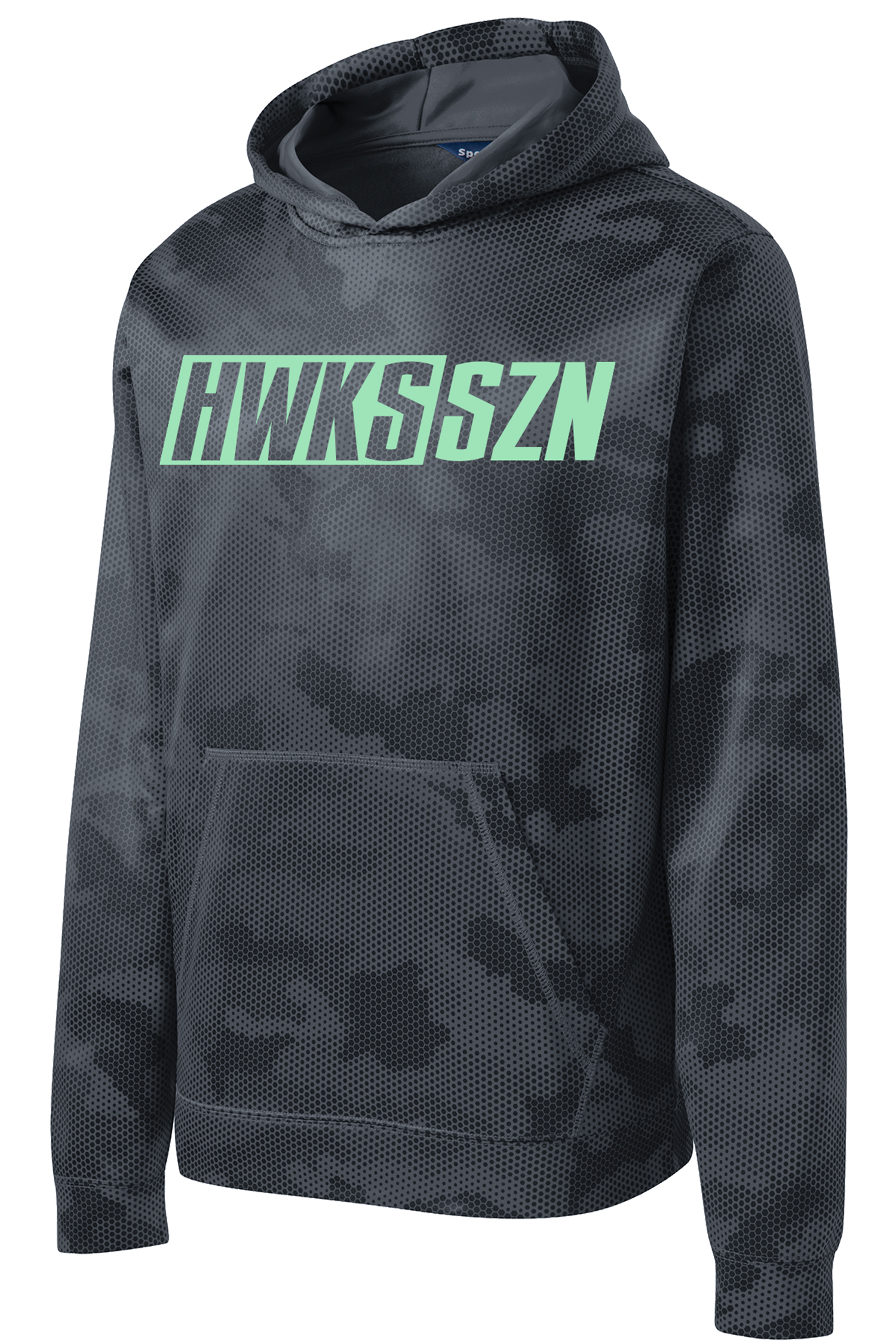 Hawks CamoHex Sports Wick Hoodie