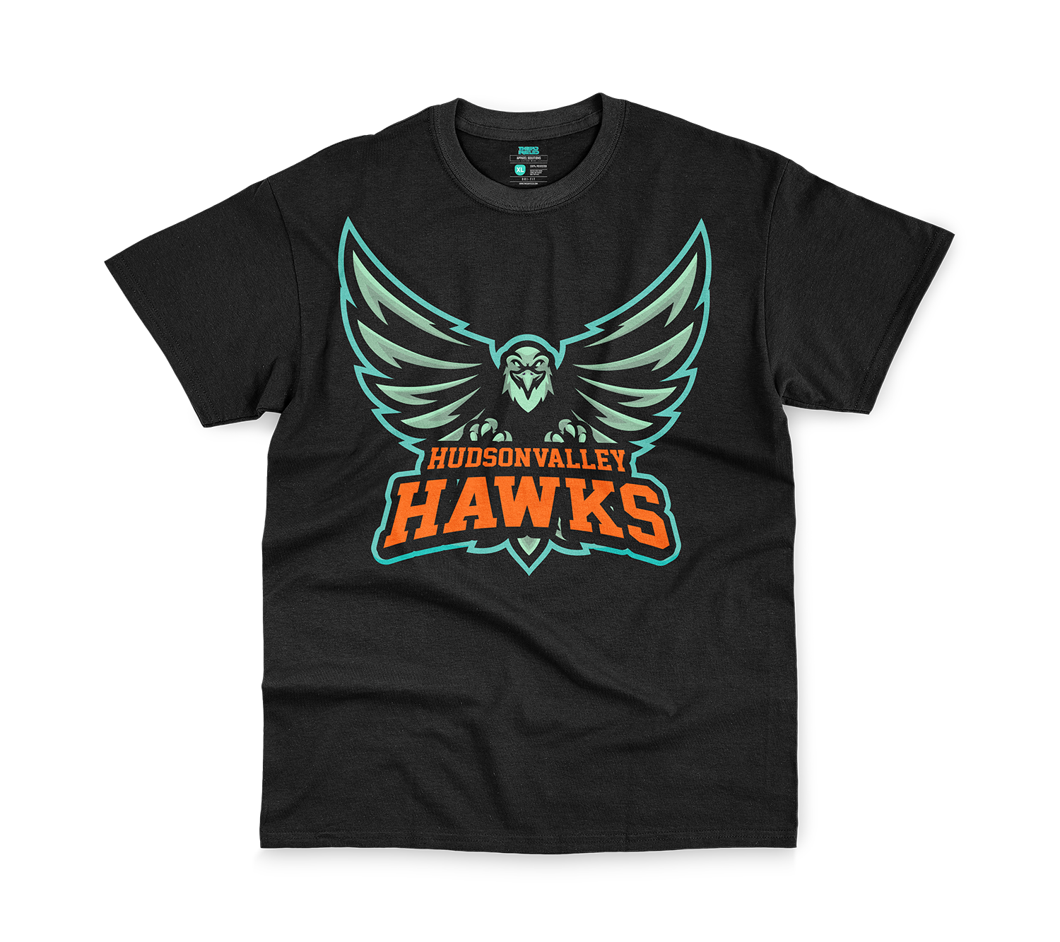 Hawks Mascot Tri-Blend Tee