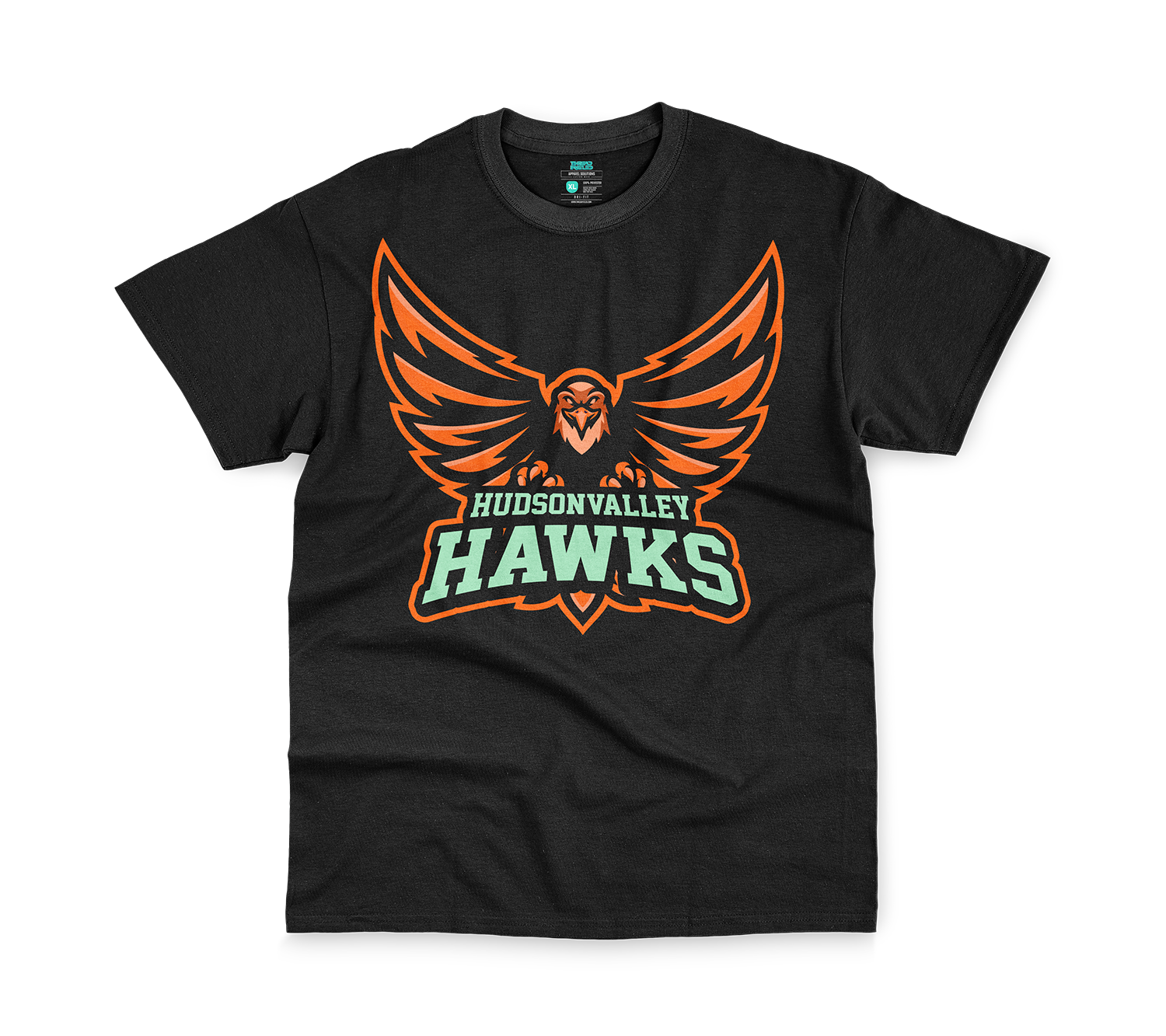 Hawks Mascot Tri-Blend Tee