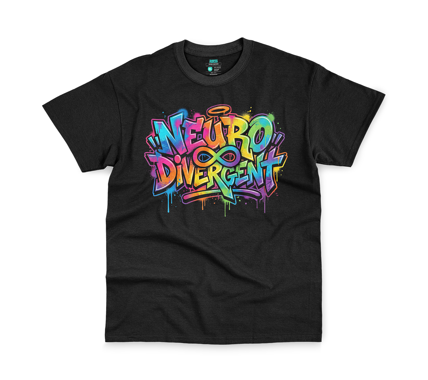 Neurodivergent Graffiti Tee