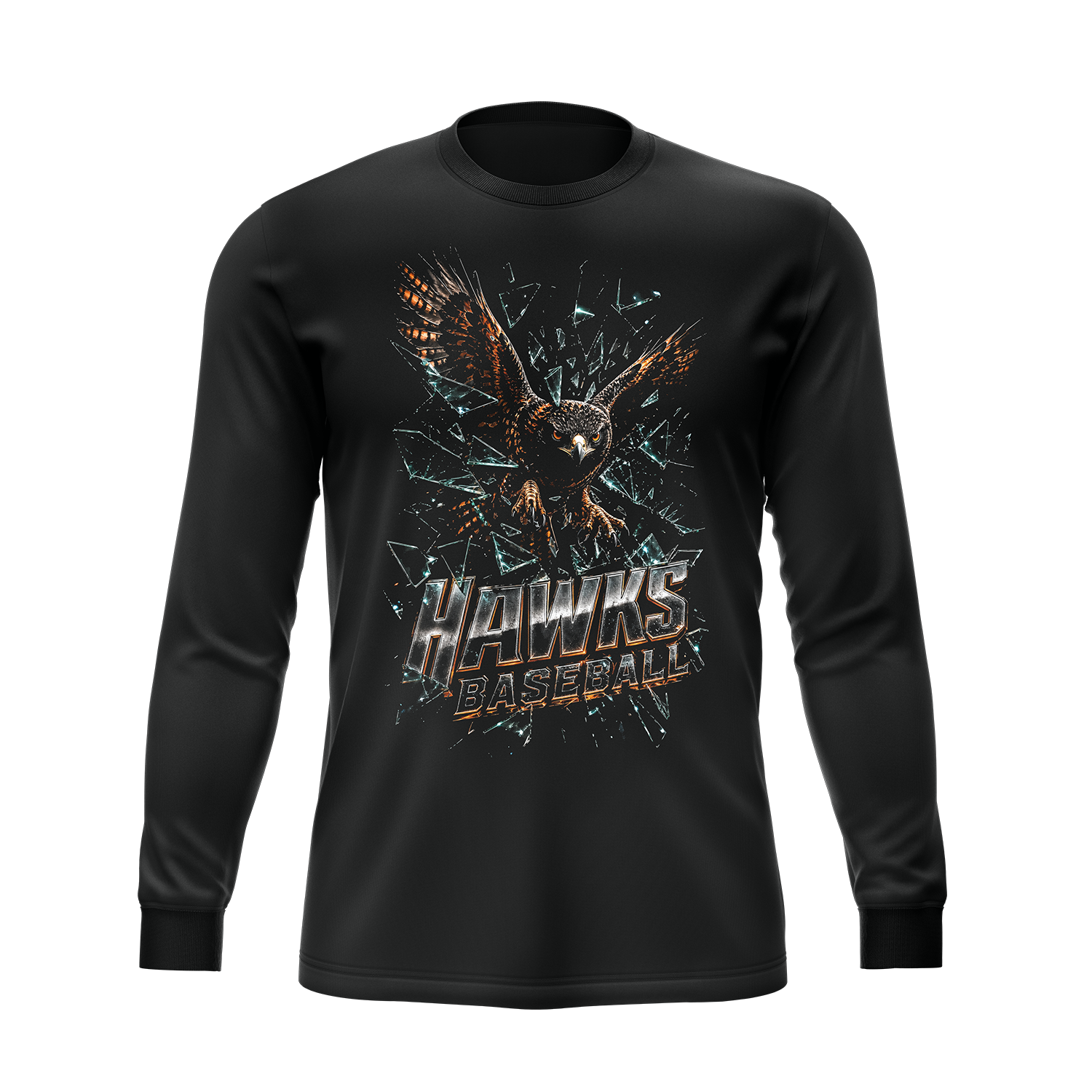 HV Hawks Enhanced Graphic Long Sleeve Tees