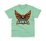 Hawks Mascot Tri-Blend Tee