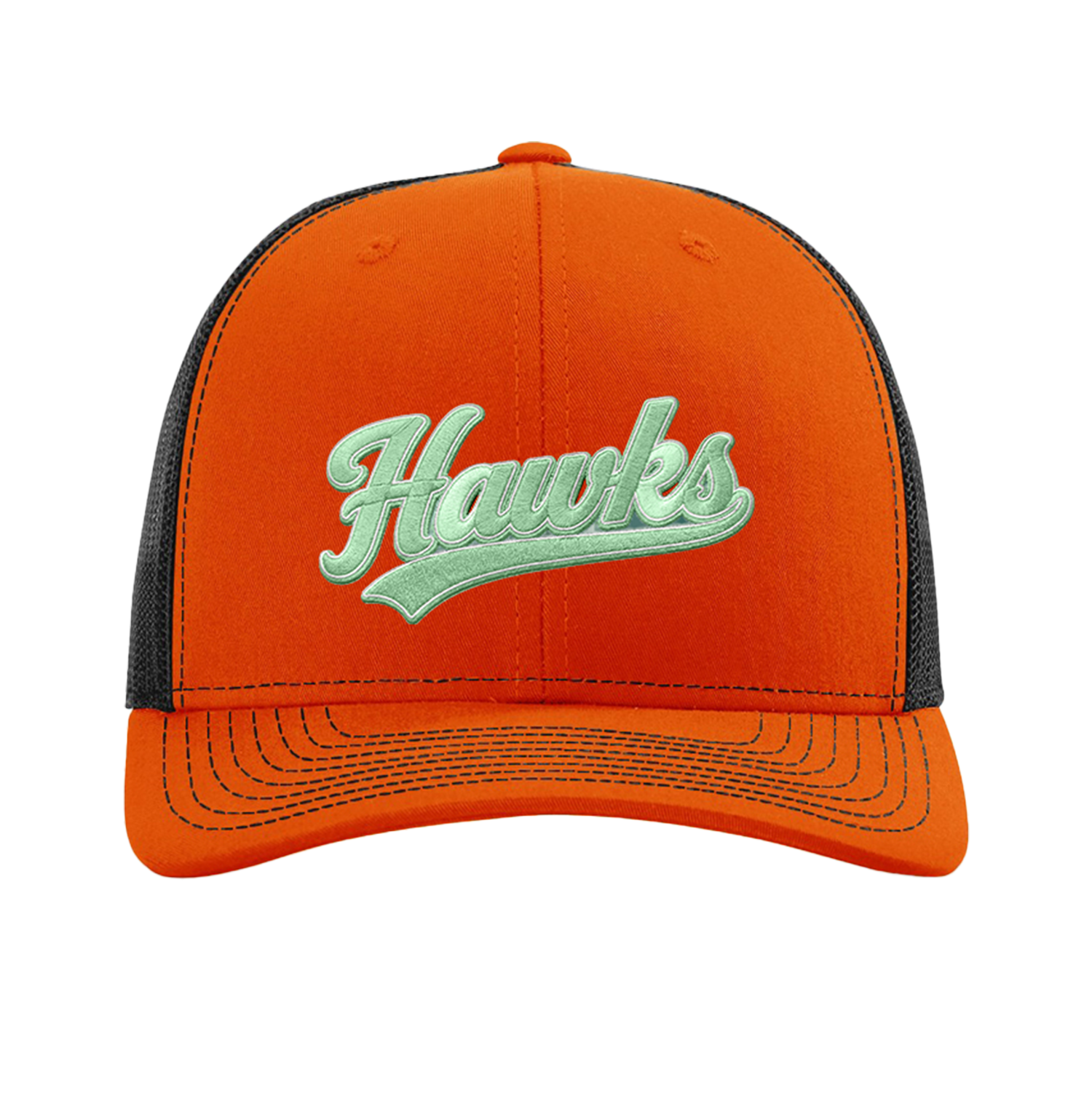 Hawks 6 Panel Trucker Hats