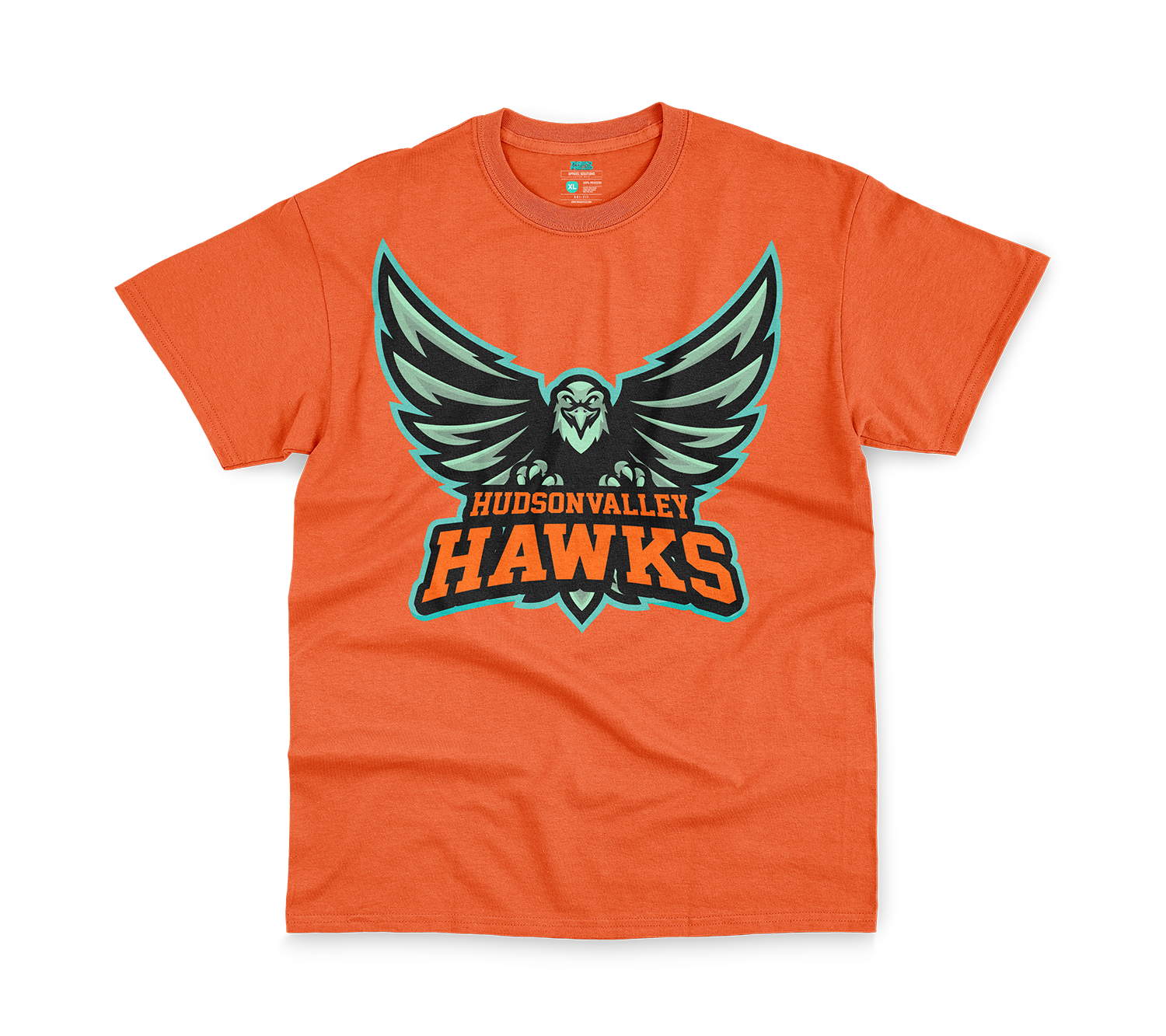 Hawks Mascot Tri-Blend Tee