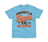 Property of Hawks Tri-Blend Tee