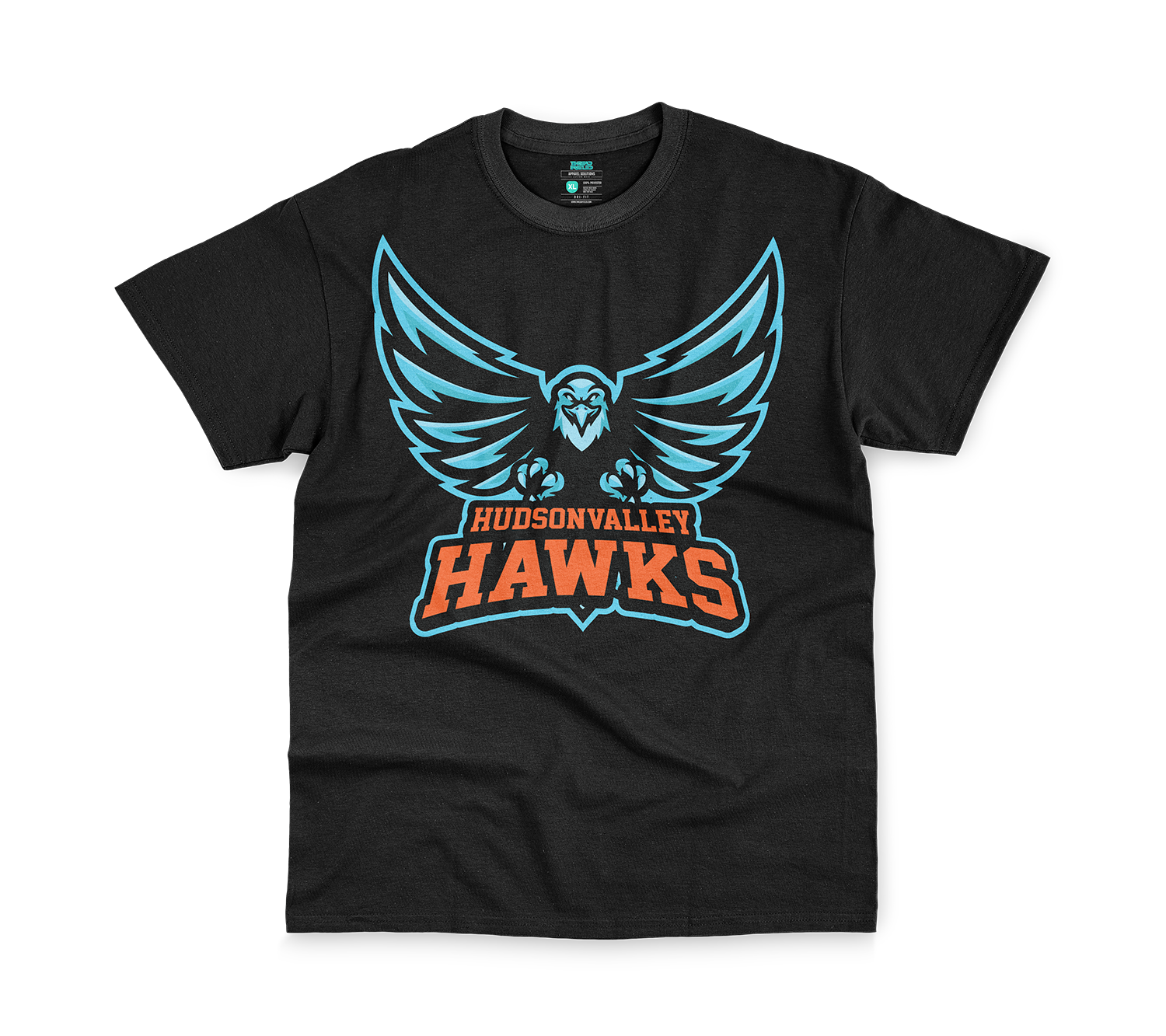 Hawks Mascot Tri-Blend Tee