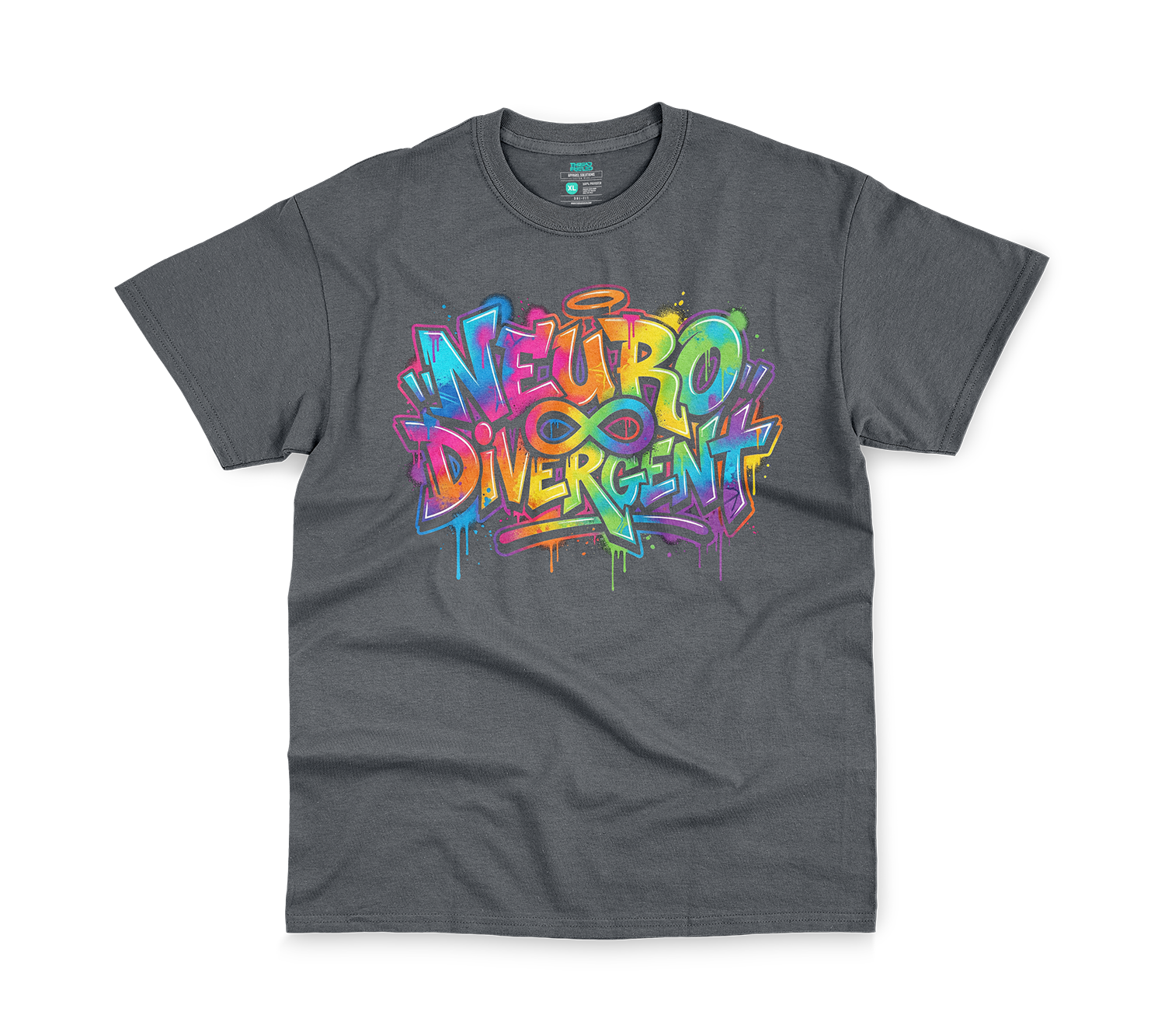 Neurodivergent Graffiti Tee