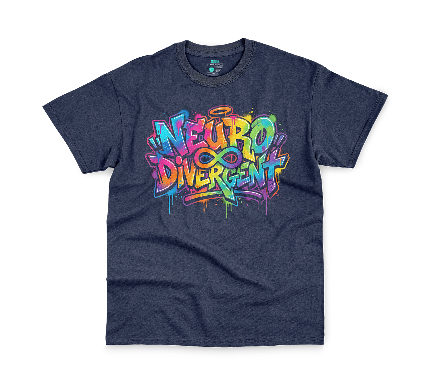 Neurodivergent Graffiti Tee
